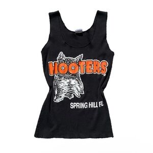 Hooters Black Tank Top - XS